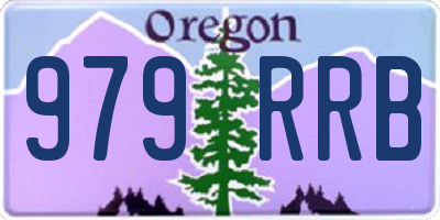 OR license plate 979RRB