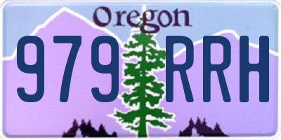 OR license plate 979RRH