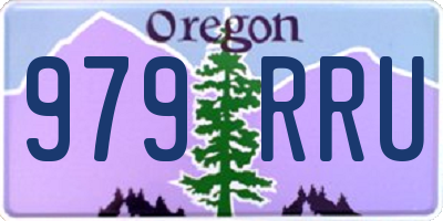 OR license plate 979RRU