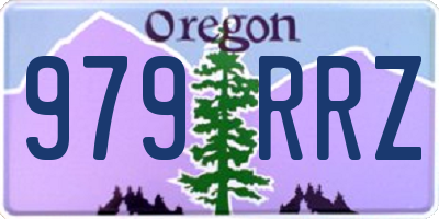 OR license plate 979RRZ