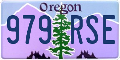 OR license plate 979RSE