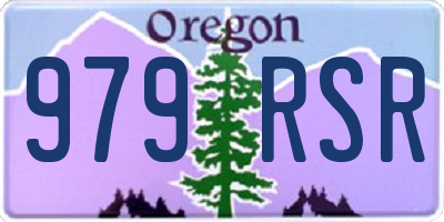 OR license plate 979RSR