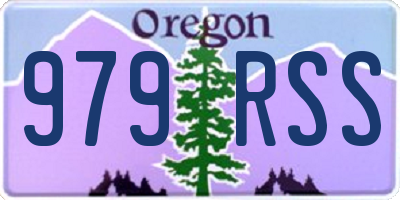 OR license plate 979RSS