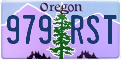 OR license plate 979RST