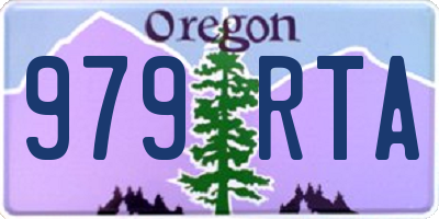 OR license plate 979RTA