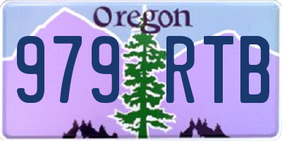 OR license plate 979RTB