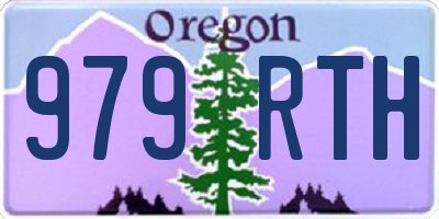 OR license plate 979RTH