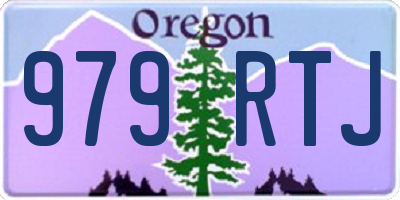 OR license plate 979RTJ