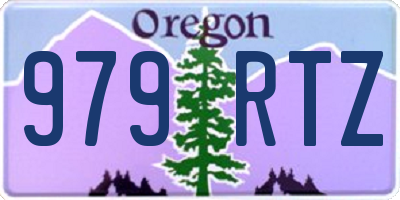 OR license plate 979RTZ