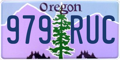 OR license plate 979RUC