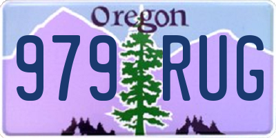 OR license plate 979RUG