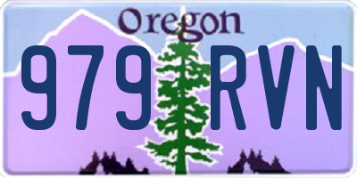OR license plate 979RVN
