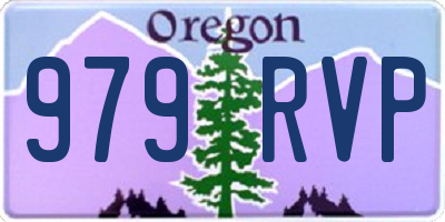 OR license plate 979RVP