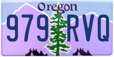OR license plate 979RVQ