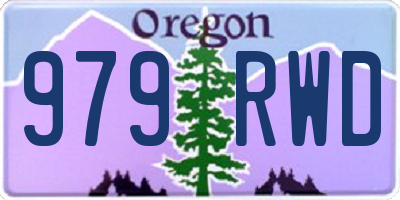 OR license plate 979RWD