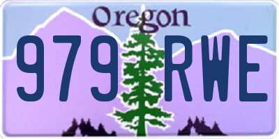 OR license plate 979RWE