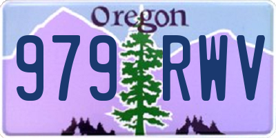 OR license plate 979RWV