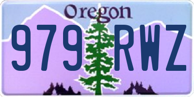 OR license plate 979RWZ