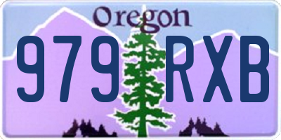 OR license plate 979RXB