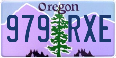 OR license plate 979RXE
