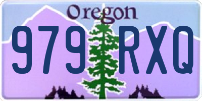 OR license plate 979RXQ