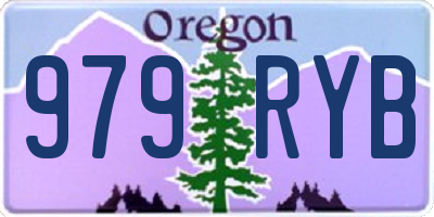 OR license plate 979RYB