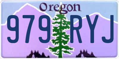 OR license plate 979RYJ