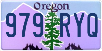 OR license plate 979RYQ