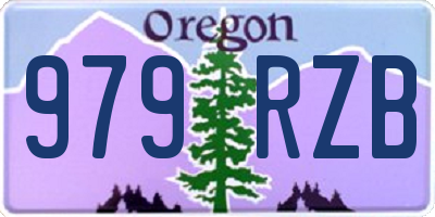 OR license plate 979RZB