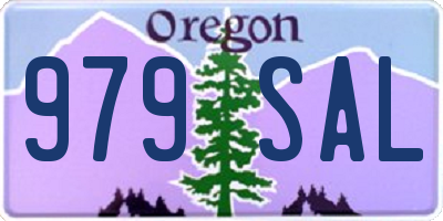 OR license plate 979SAL