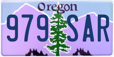 OR license plate 979SAR