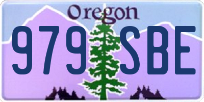OR license plate 979SBE