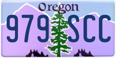 OR license plate 979SCC