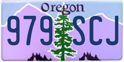 OR license plate 979SCJ
