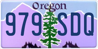 OR license plate 979SDQ