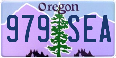 OR license plate 979SEA
