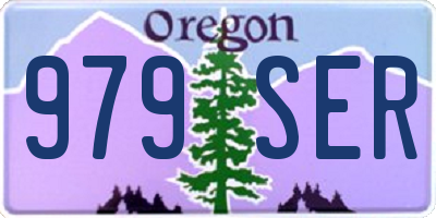 OR license plate 979SER