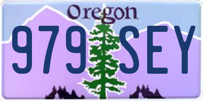 OR license plate 979SEY