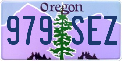 OR license plate 979SEZ