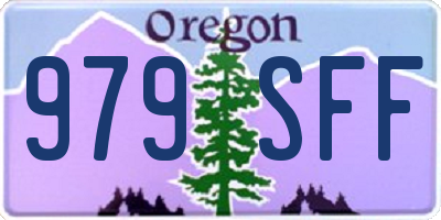 OR license plate 979SFF