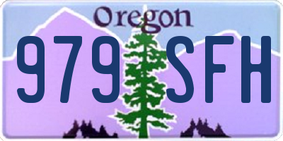 OR license plate 979SFH