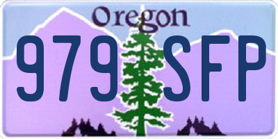 OR license plate 979SFP