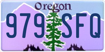 OR license plate 979SFQ