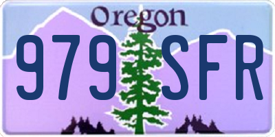 OR license plate 979SFR