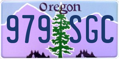 OR license plate 979SGC