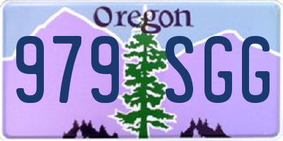 OR license plate 979SGG