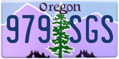 OR license plate 979SGS