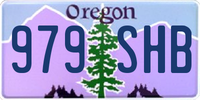 OR license plate 979SHB