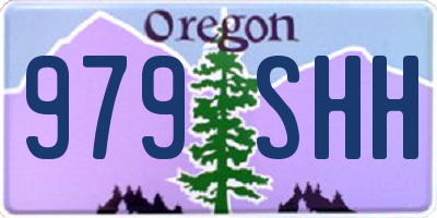 OR license plate 979SHH