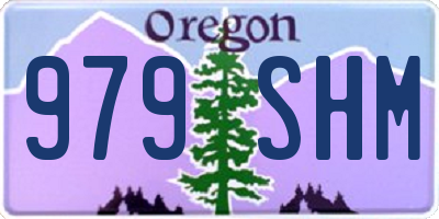 OR license plate 979SHM
